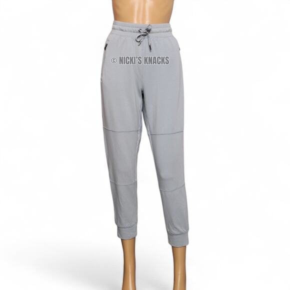 Nanette Lepore Super Soft 7/8 Fleece Jogger Lounge Pants in Skyfall Blue Size M - Picture 2 of 8